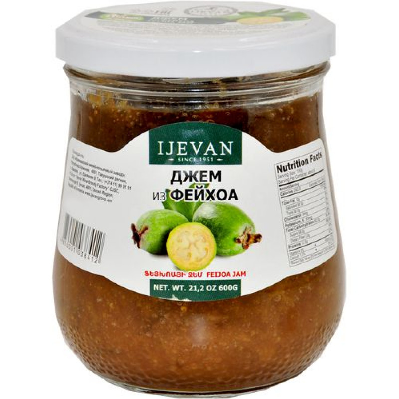 Иджеван Джем из фейхоа 600гр 1/8 (Армения)